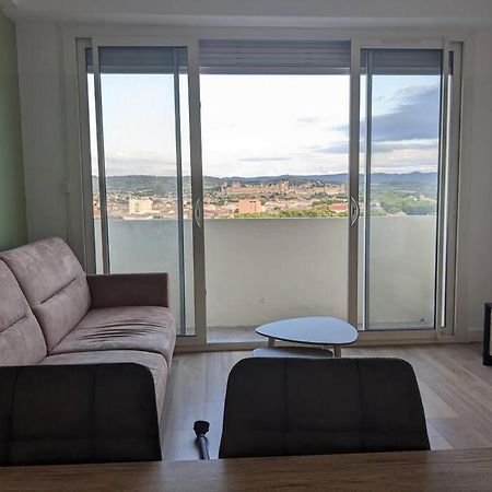 Appartment - Vue Imprenable Sur La Cite Medievale - Parking Gratuit - Climatise Carcassonne Esterno foto